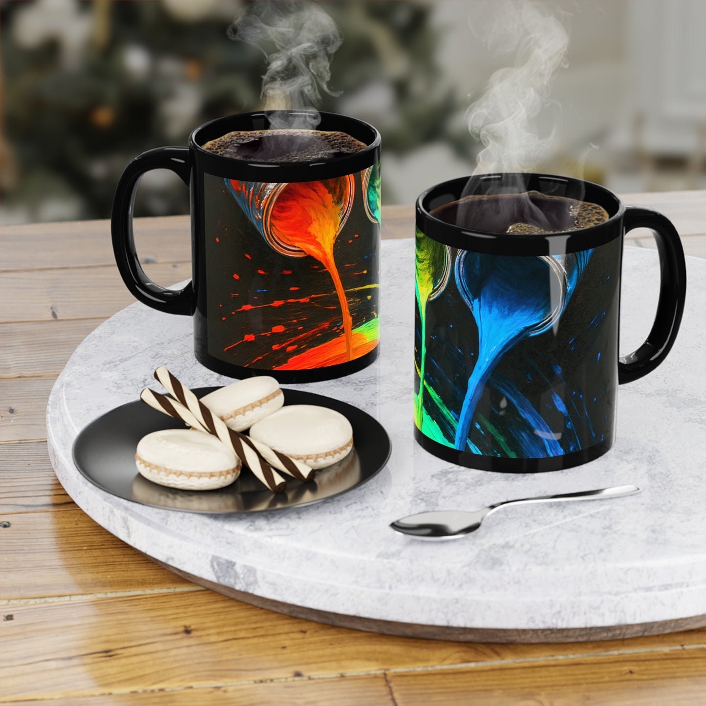 Colorful Paint Splash Coffee Mug - Melt Design