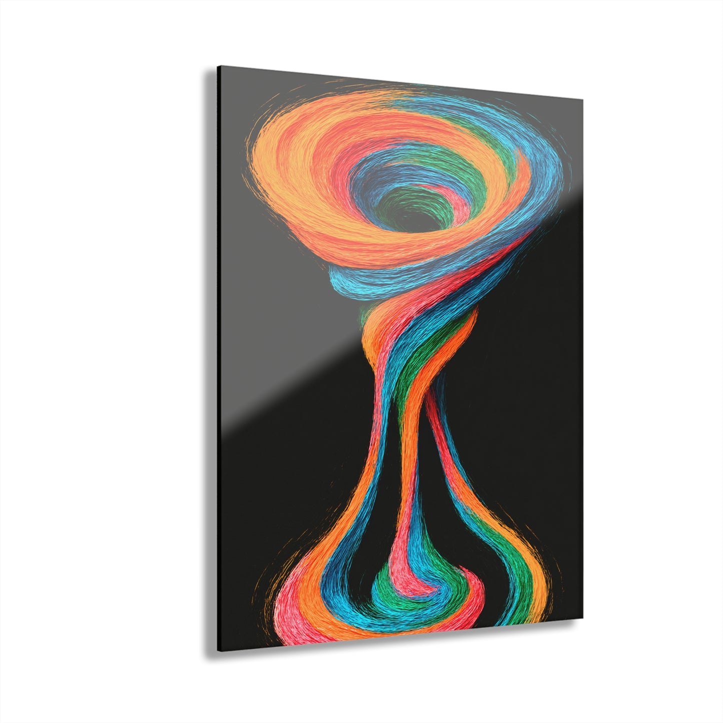 Modern Home Decor Acrylic Wall Art Print - Cyclone Design