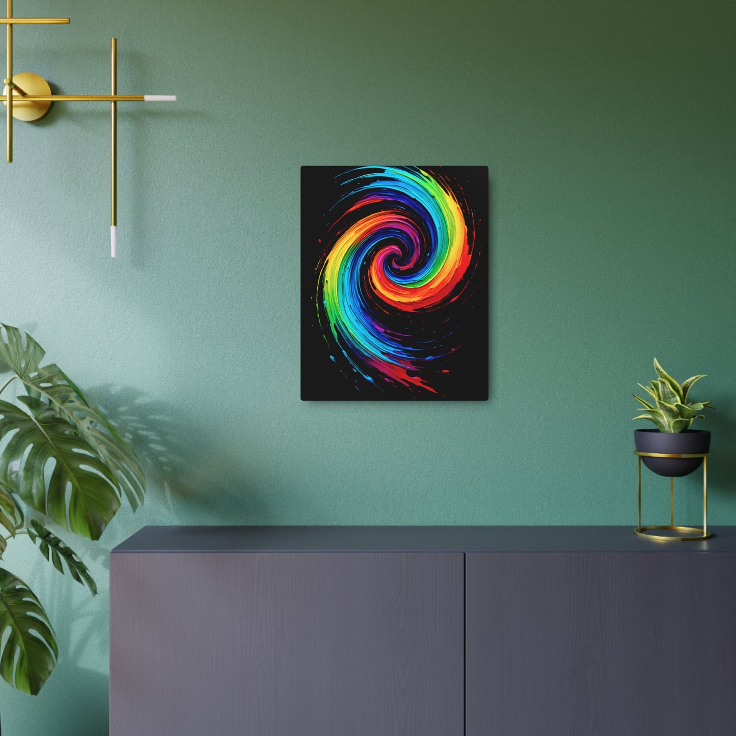 Colorful Wall Décor Metal Art - Cyclone Design