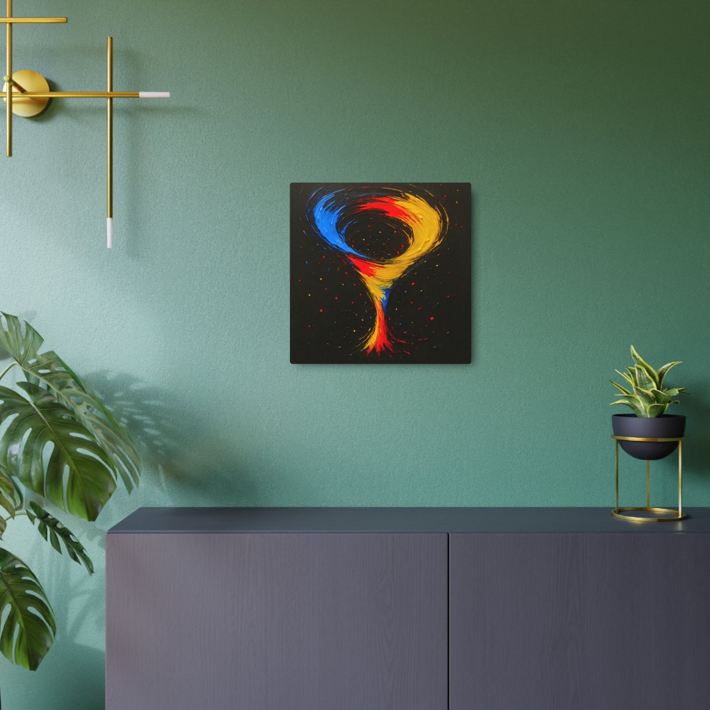 Colorful Metal Wall Art - Cyclone Design
