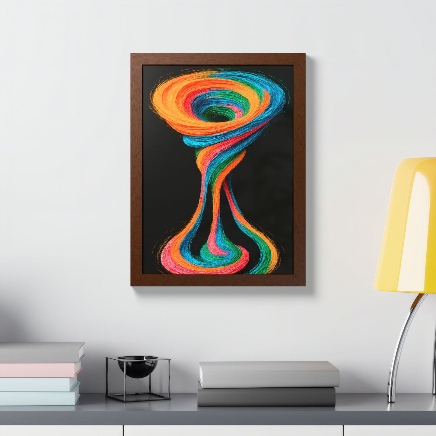 Colorful Abstract Home Decor Wall Art - Cyclone Design