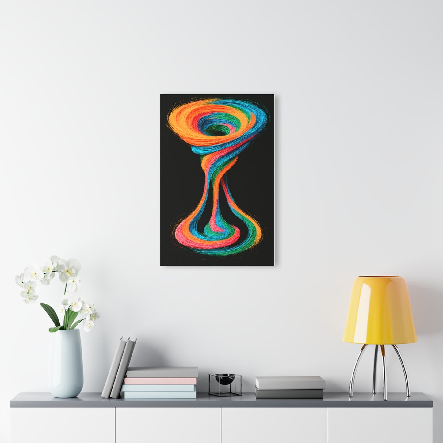 Modern Home Decor Acrylic Wall Art Print - Cyclone Design