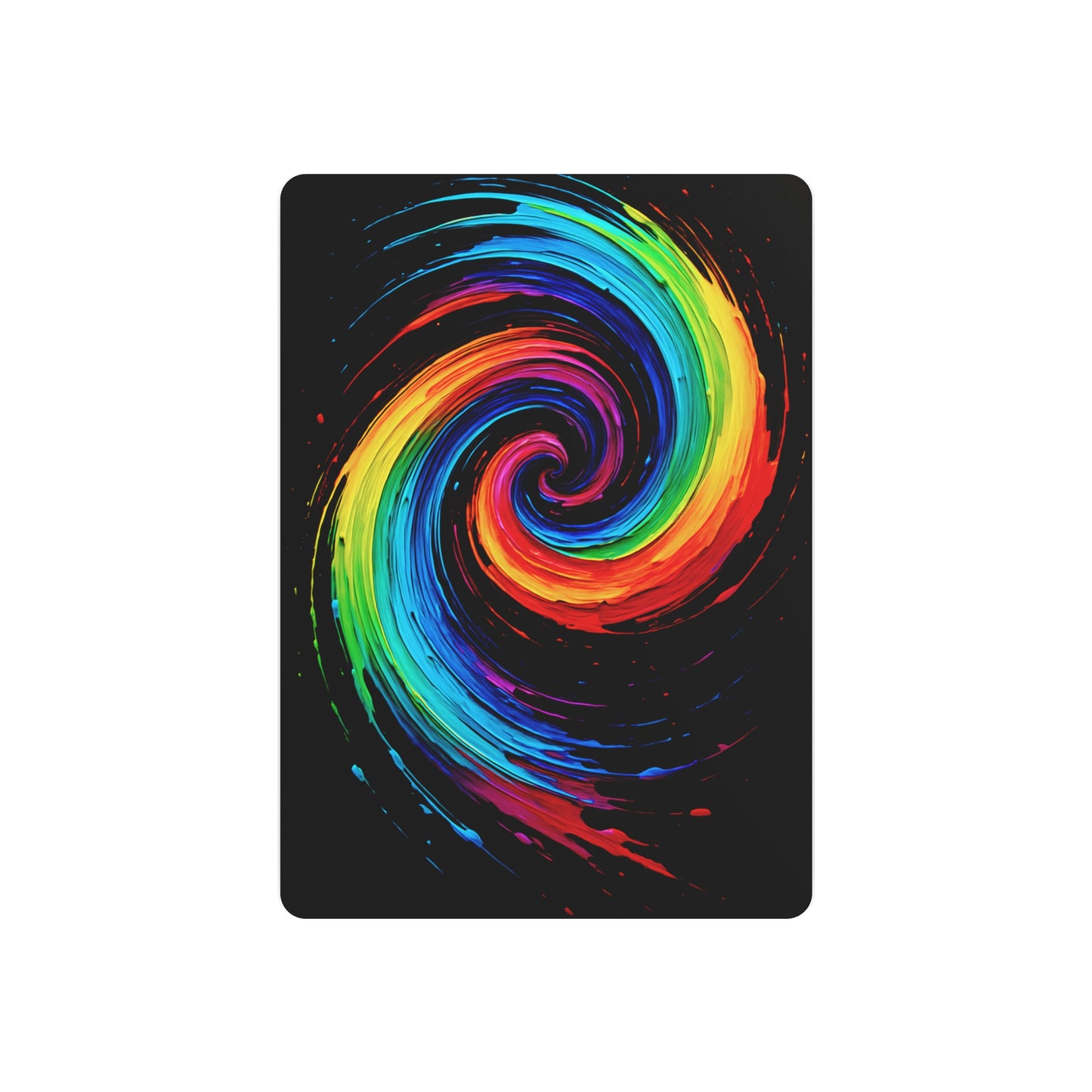 Colorful Wall Décor Metal Art - Cyclone Design