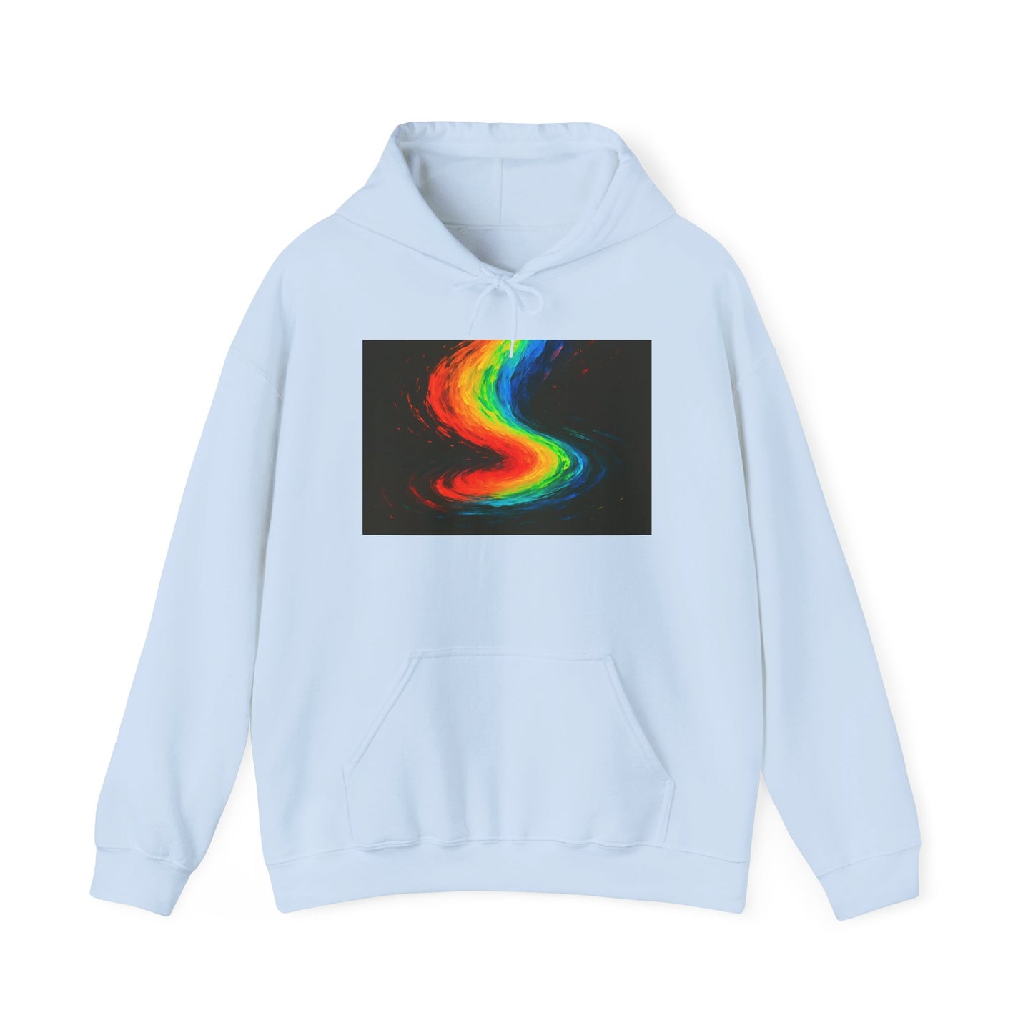 Rainbow Swirl Unisex Heavy Blend Hoodie - Melt Design