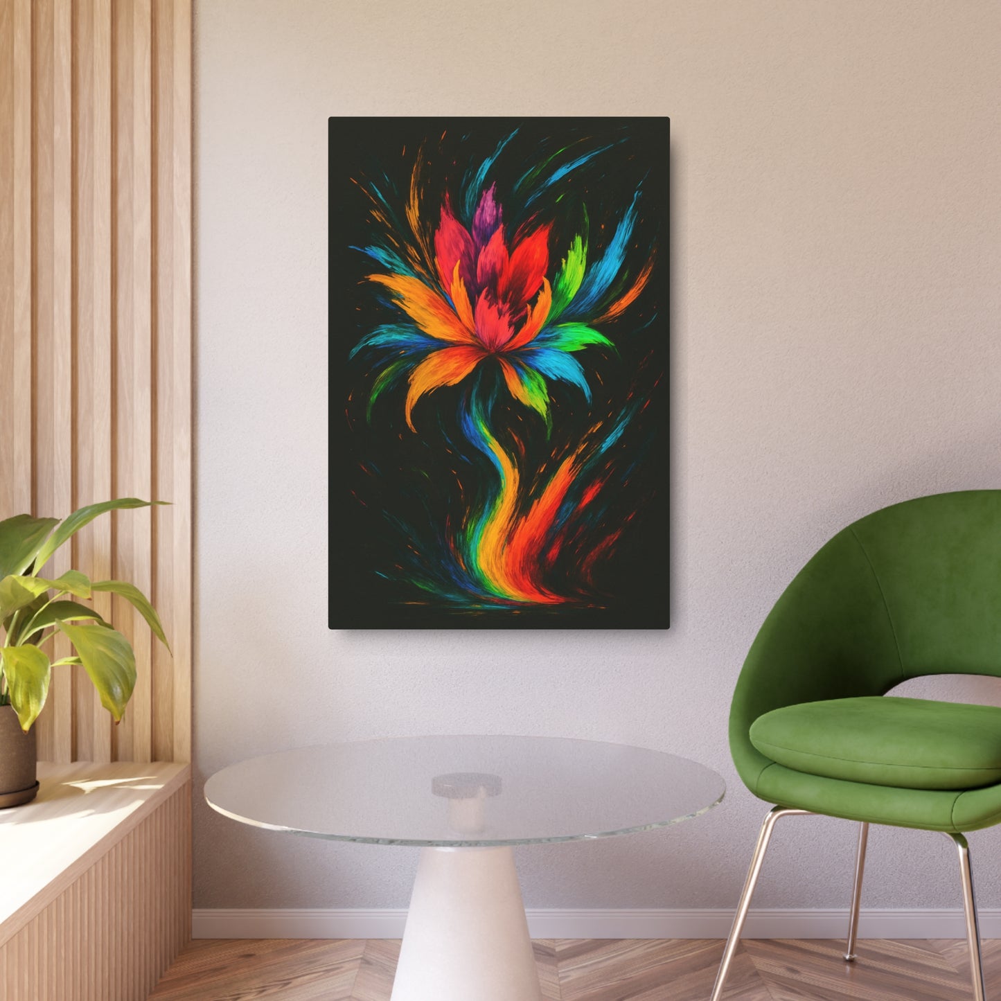 Vibrant Lotus Metal Art for Home Decor - Melt Design