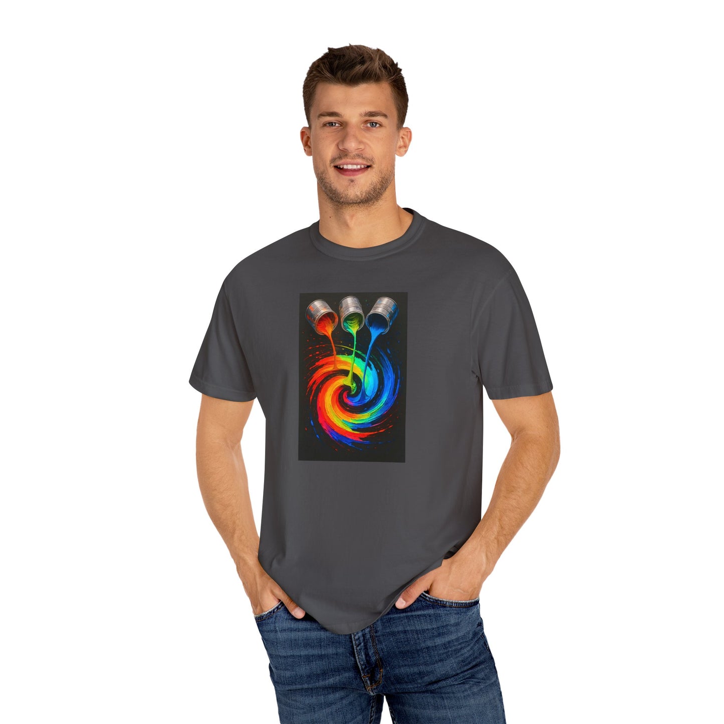 Colorful Artistic T-Shirt - Melt Design