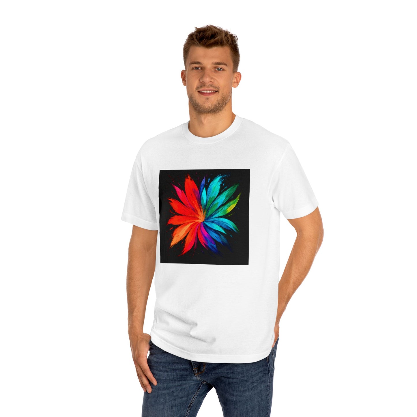 Colorful Floral Unisex Classic Tee - Melt Design