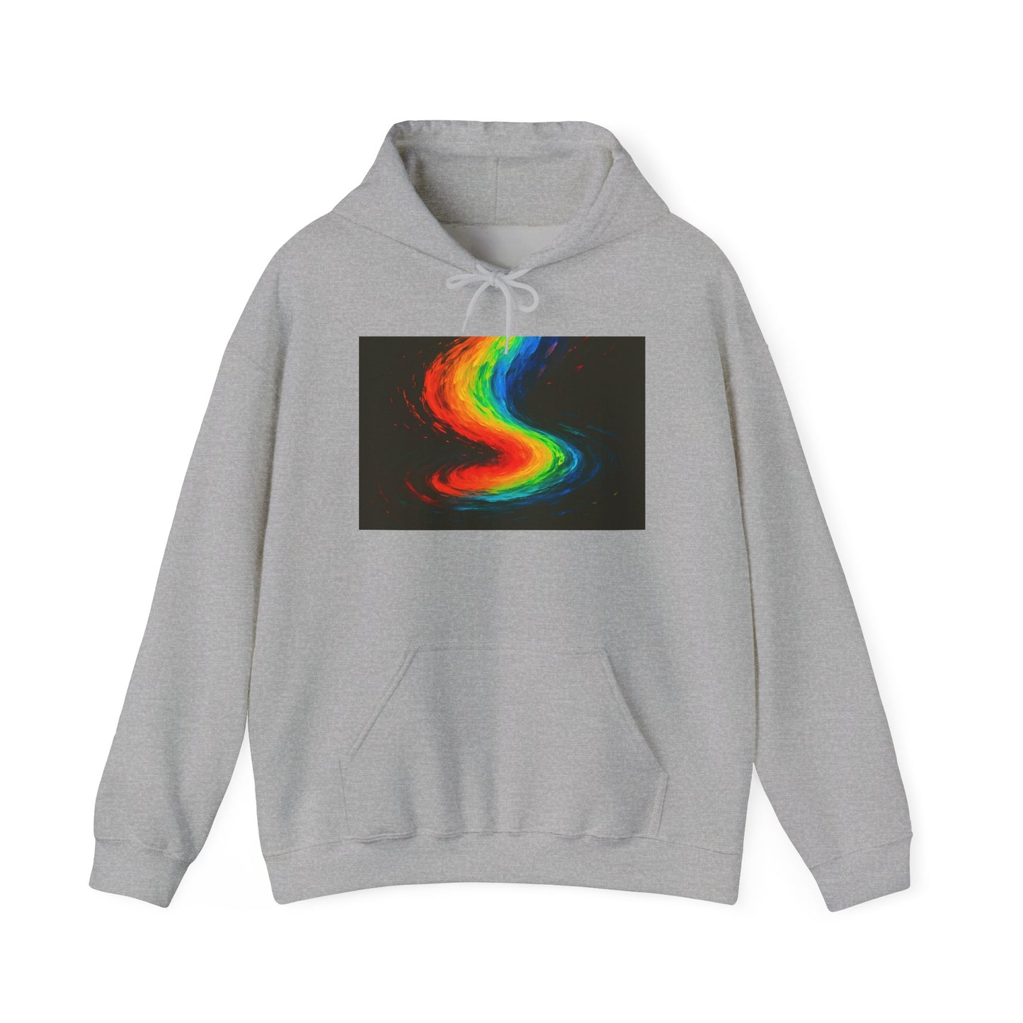 Rainbow Swirl Unisex Heavy Blend Hoodie - Melt Design