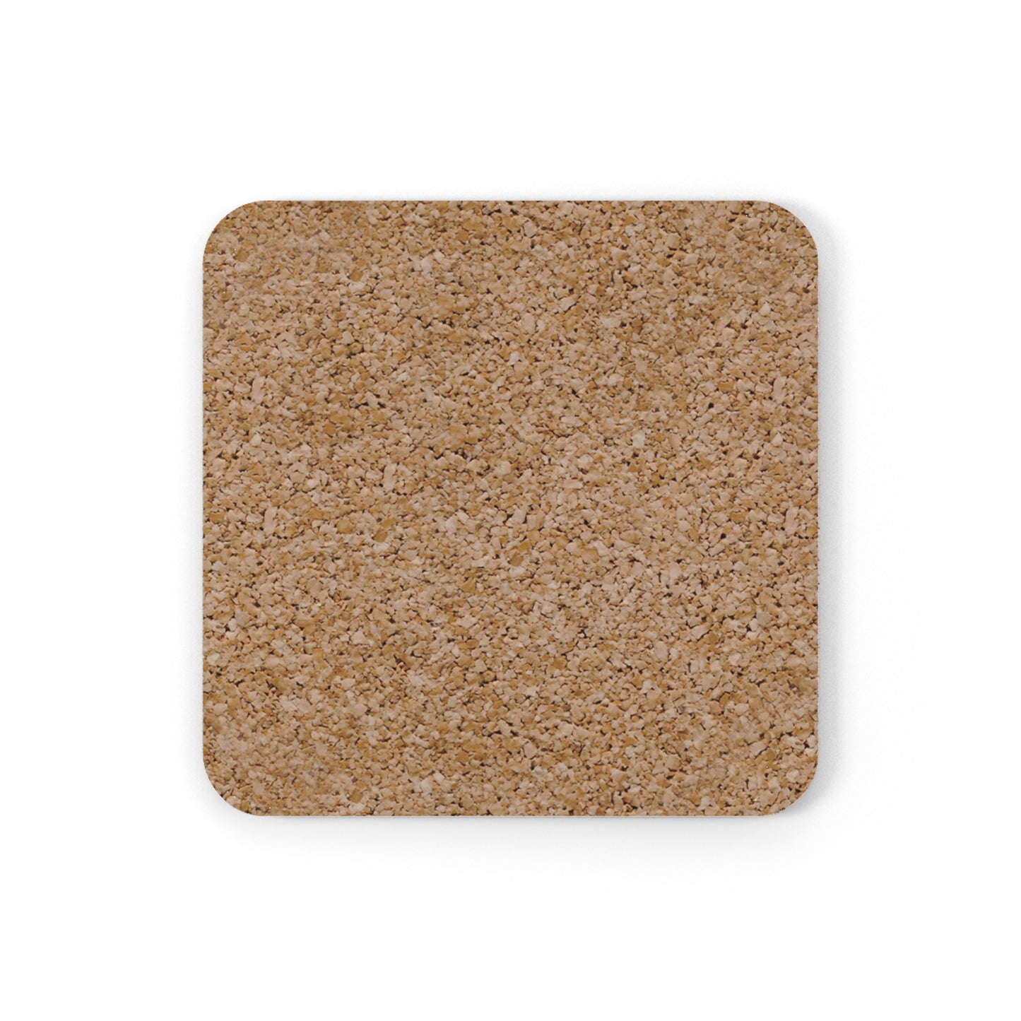 Colorful Rainbow Artisan Cork Back Coaster - Melt Design