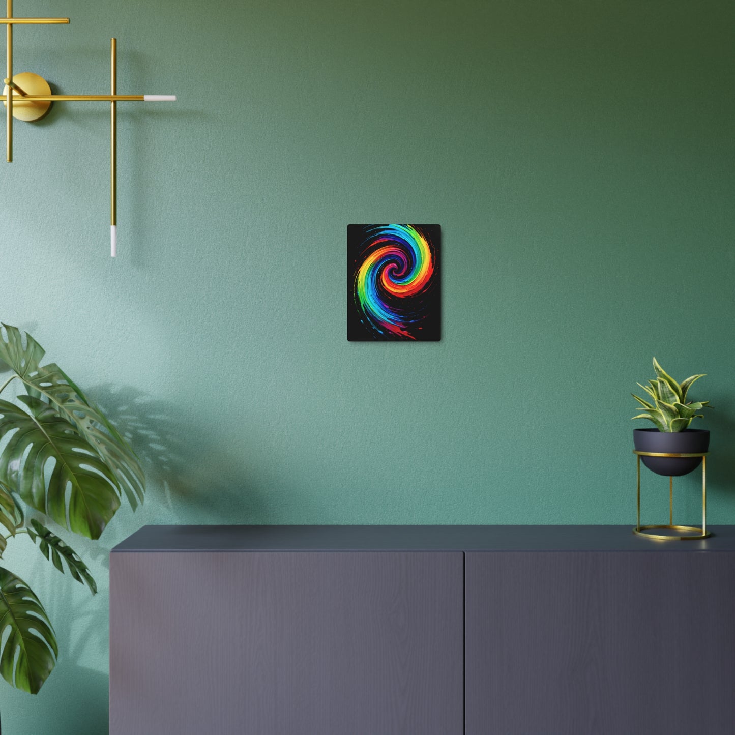 Colorful Wall Décor Metal Art - Cyclone Design