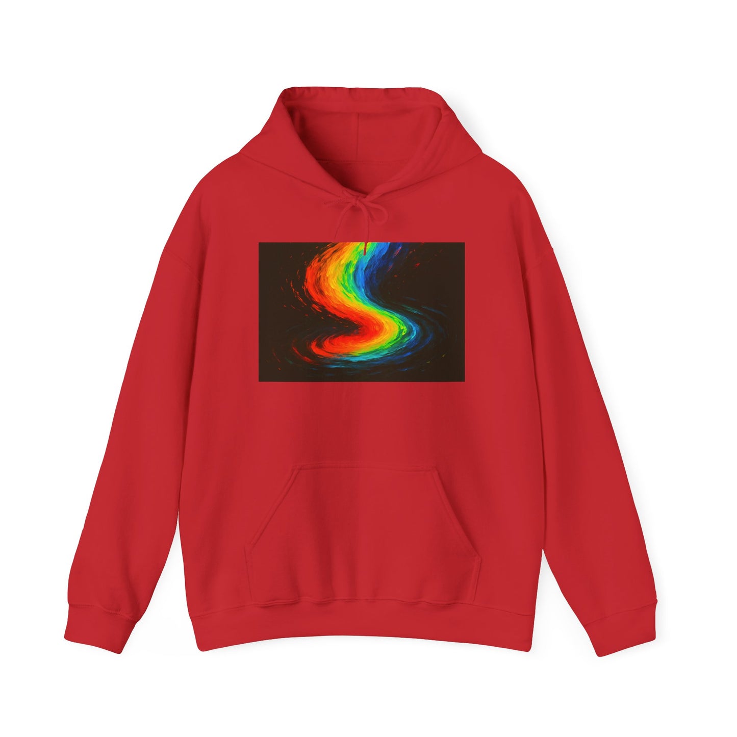 Rainbow Swirl Unisex Heavy Blend Hoodie - Melt Design