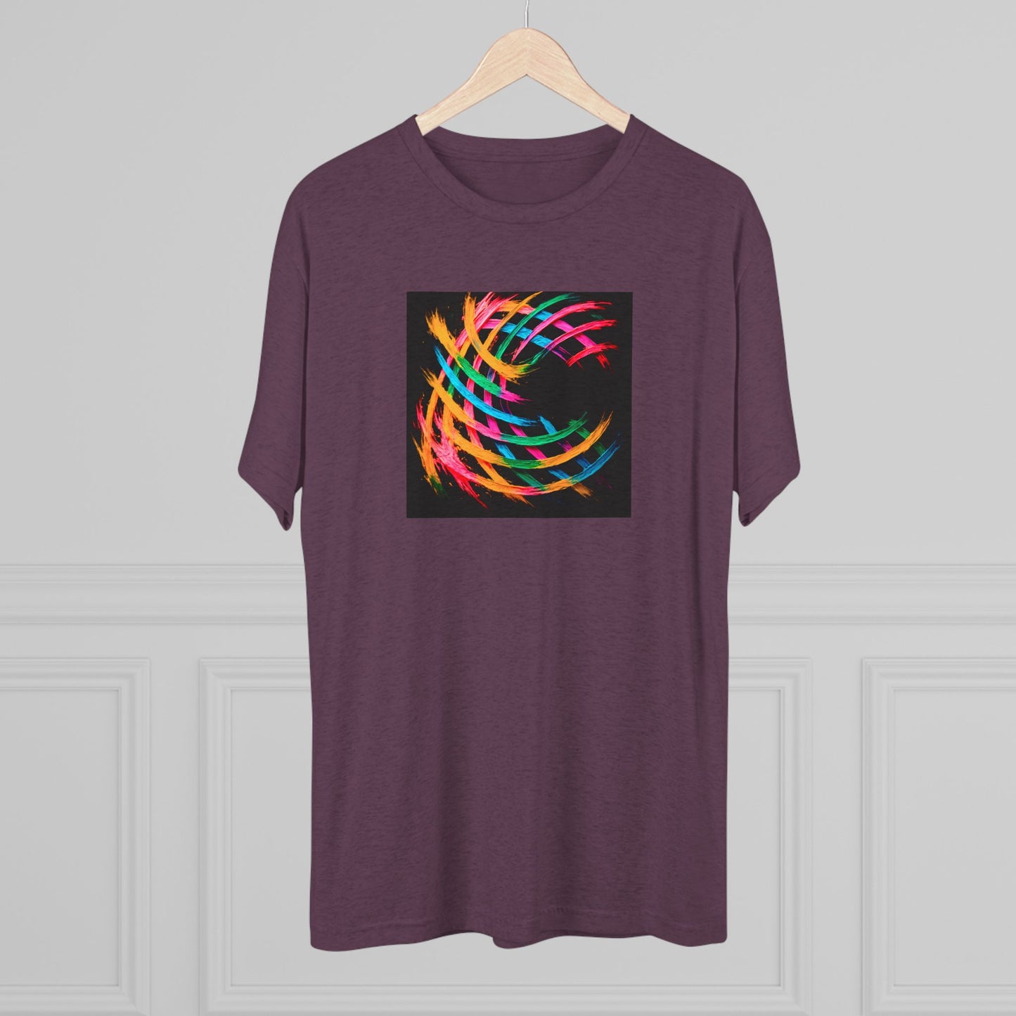 Unisex Tri-Blend Crew Tee - Weave Design