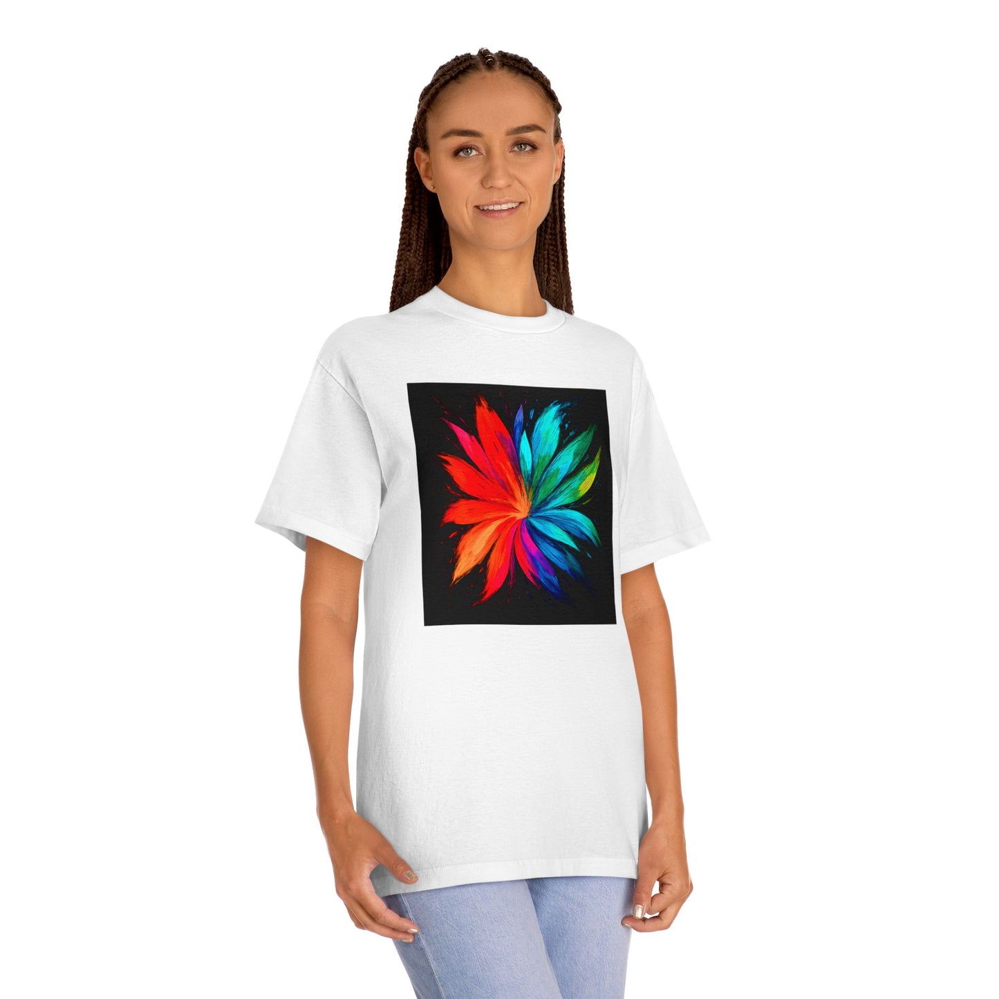 Colorful Floral Unisex Classic Tee - Melt Design