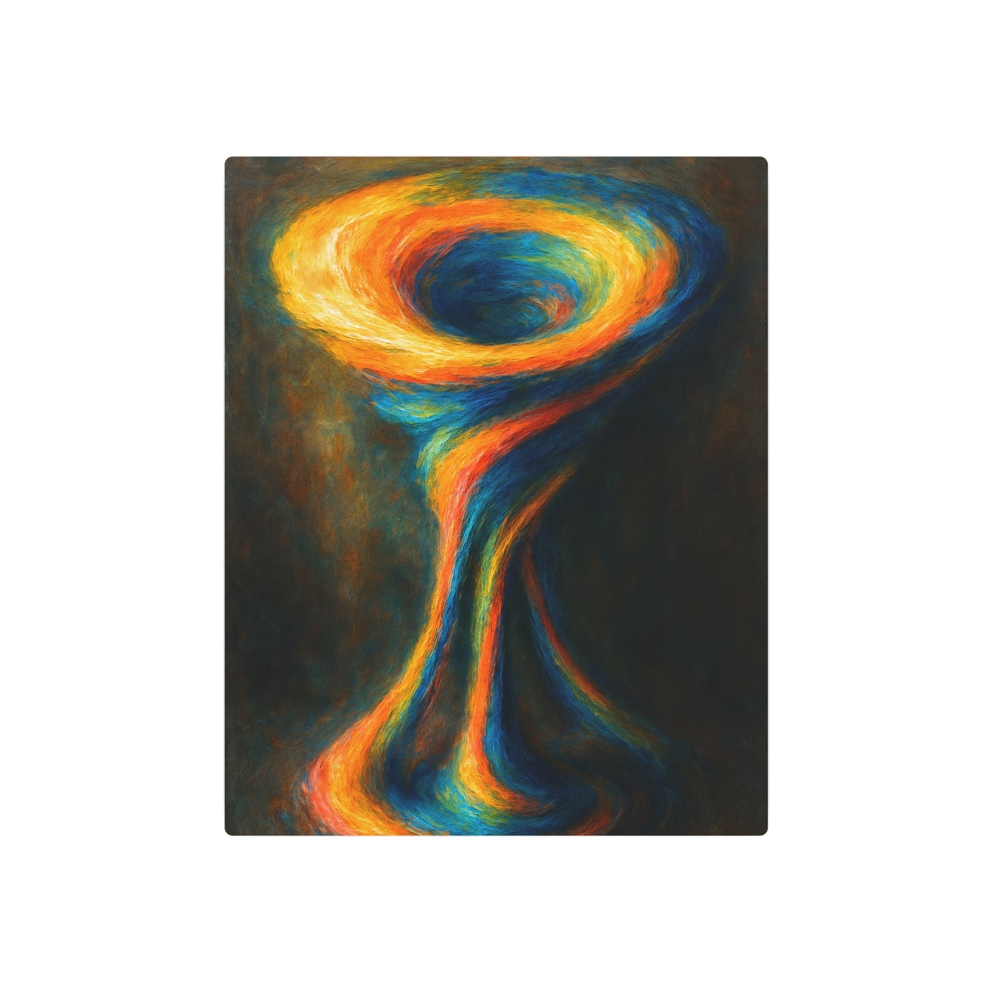 Colorful Wall Decor Metal Art - Cyclone Design