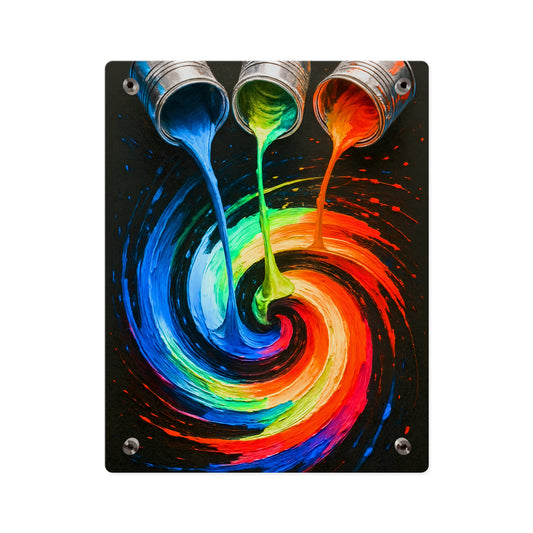 Vibrant Acrylic Wall Art - Melt Design