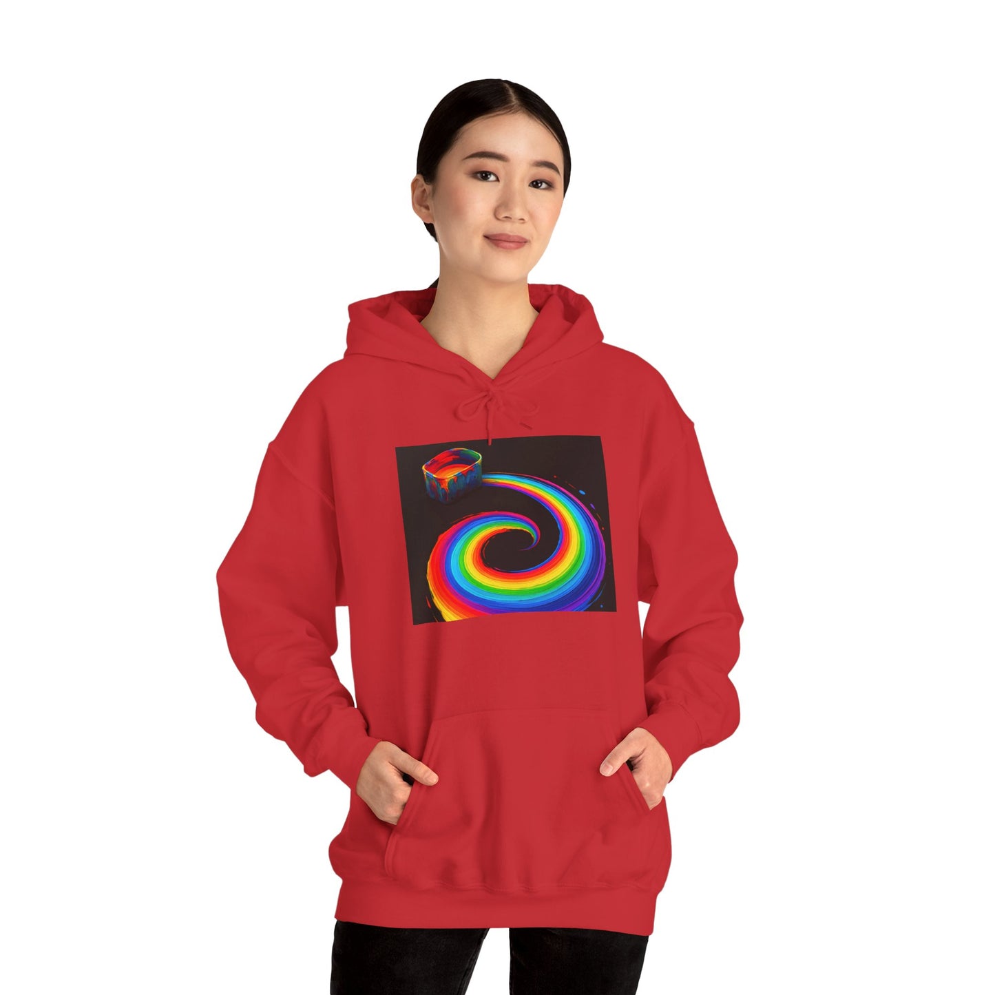 Colorful Spiral Hoodie - Melt Design