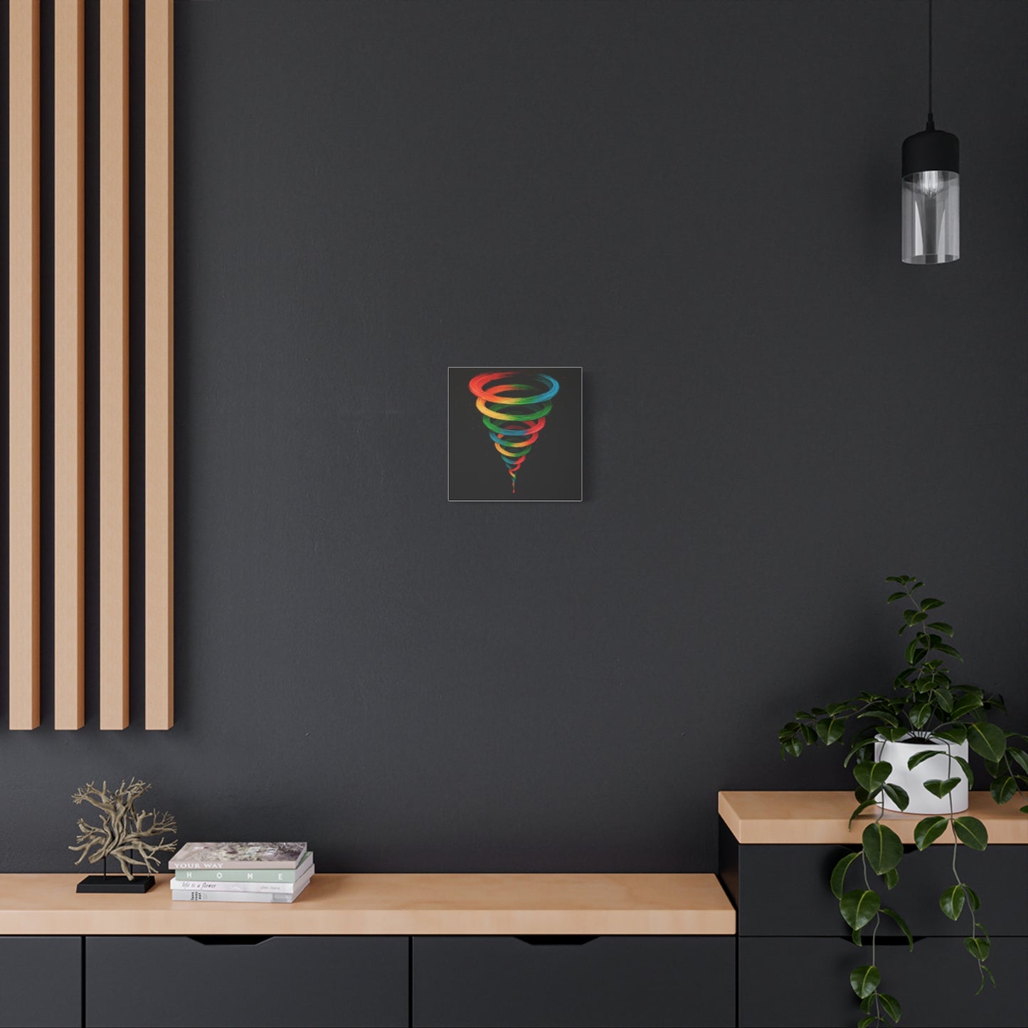 Vibrant Tornado Canvas Wall Art - Cyclone Design