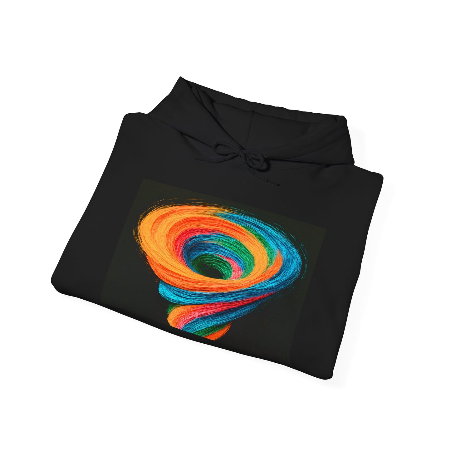 Colorful Tornado Unisex Hoodie - Cyclone Design
