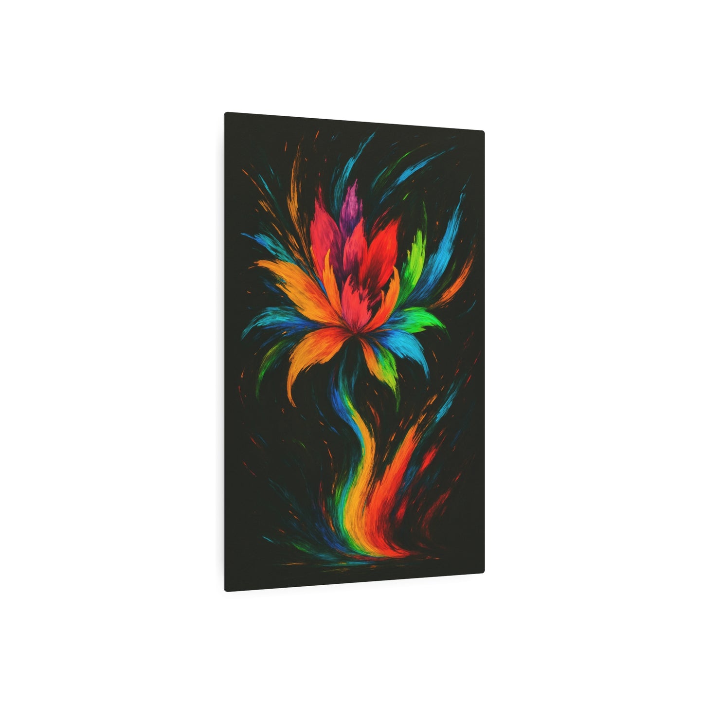 Vibrant Lotus Metal Art for Home Decor - Melt Design