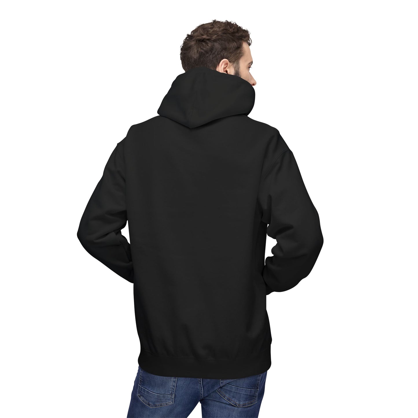 Stylish Unisex Fleece Hoodie - Weave Design