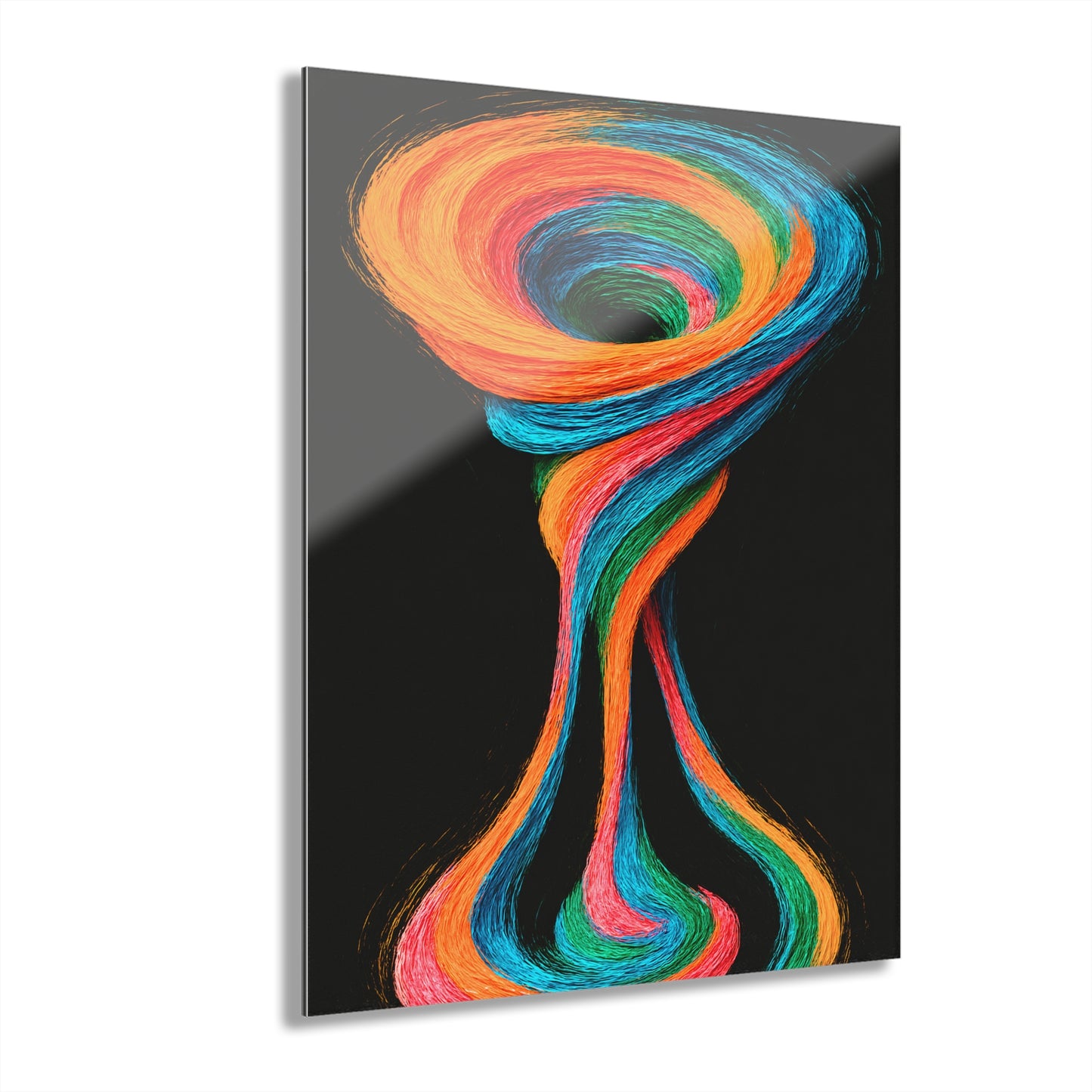 Modern Home Decor Acrylic Wall Art Print - Cyclone Design