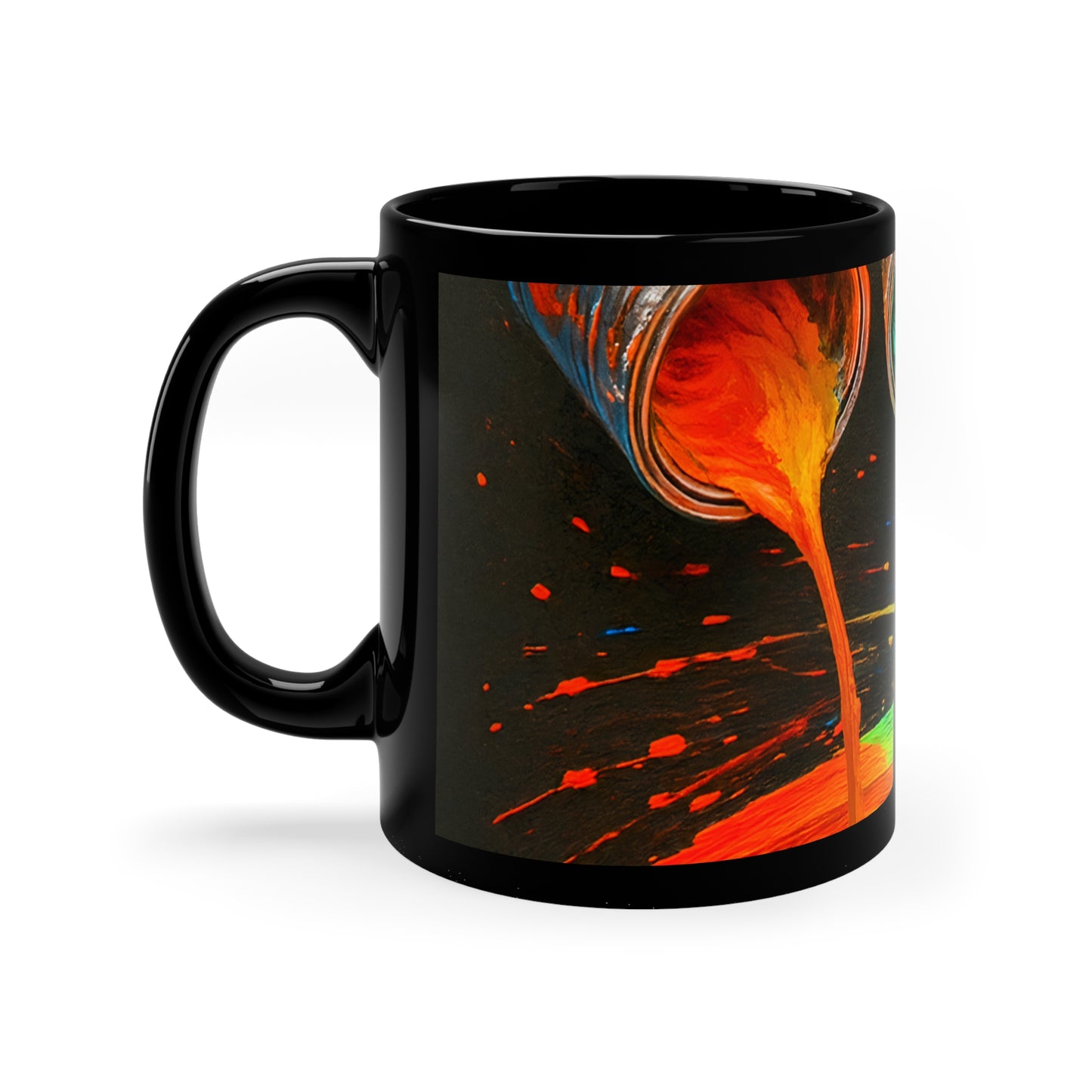 Colorful Paint Splash Coffee Mug - Melt Design