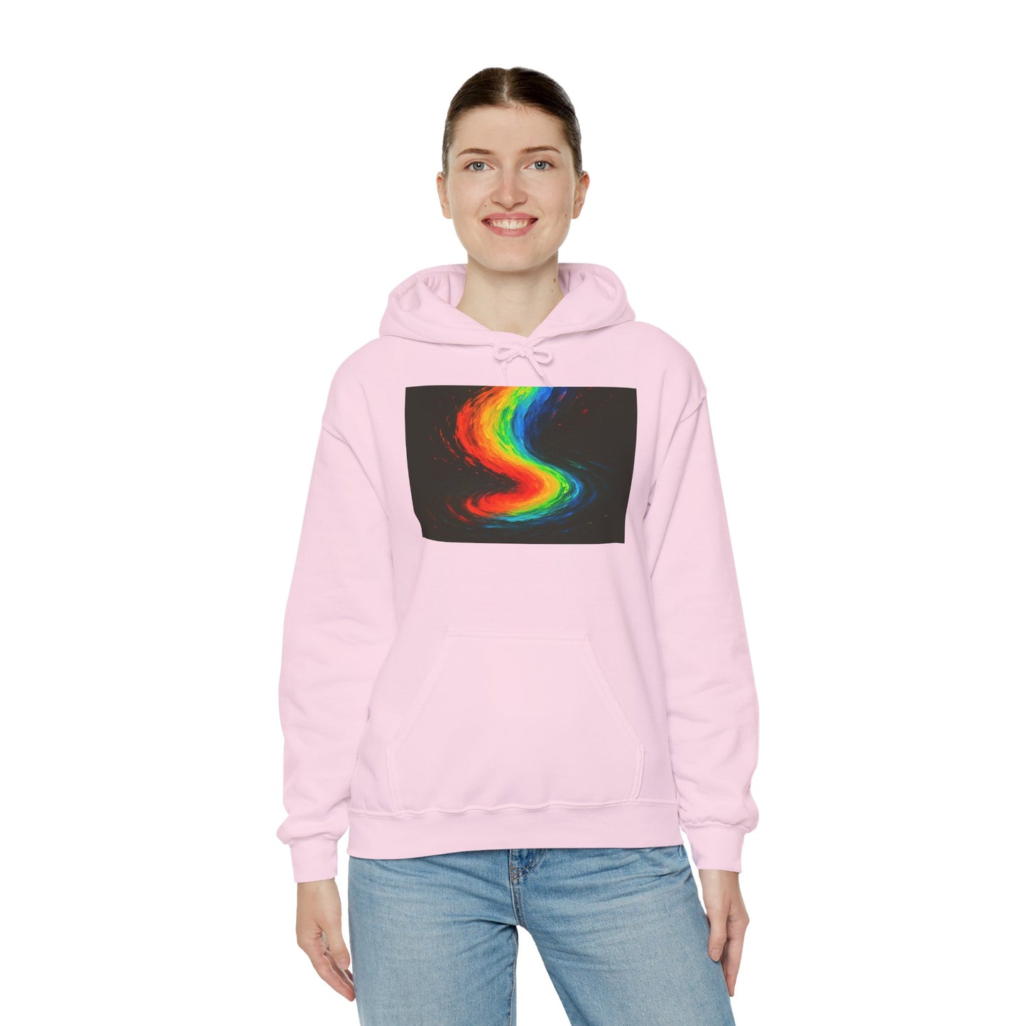 Rainbow Swirl Unisex Heavy Blend Hoodie - Melt Design