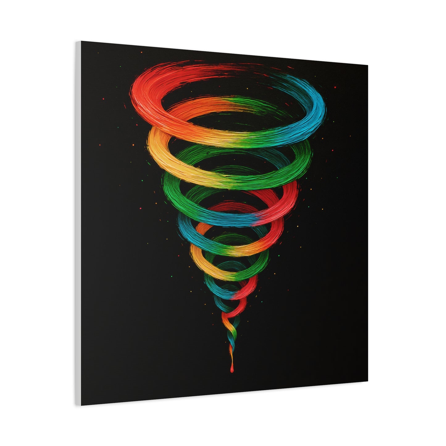 Vibrant Tornado Canvas Wall Art - Cyclone Design