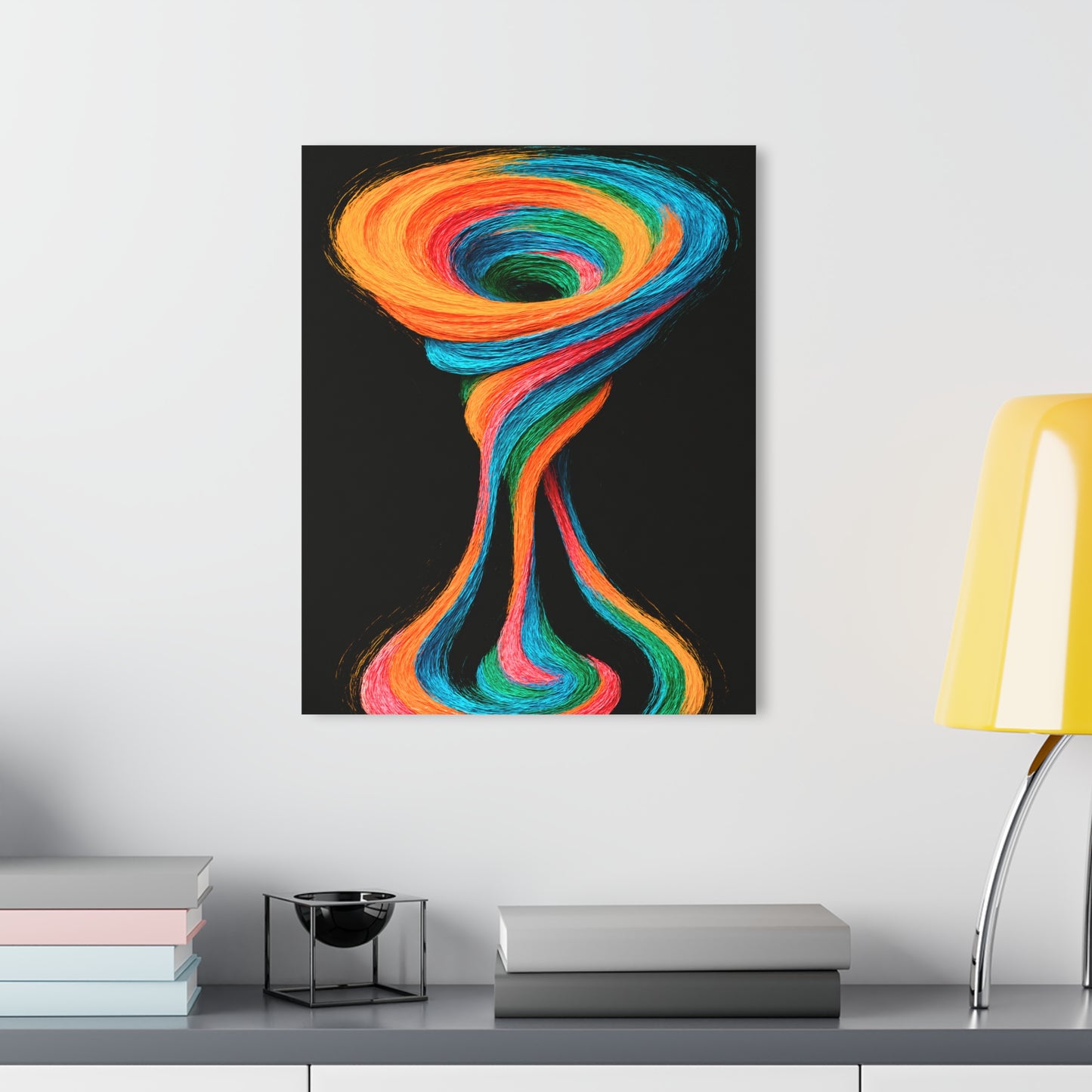 Modern Home Decor Acrylic Wall Art Print - Cyclone Design