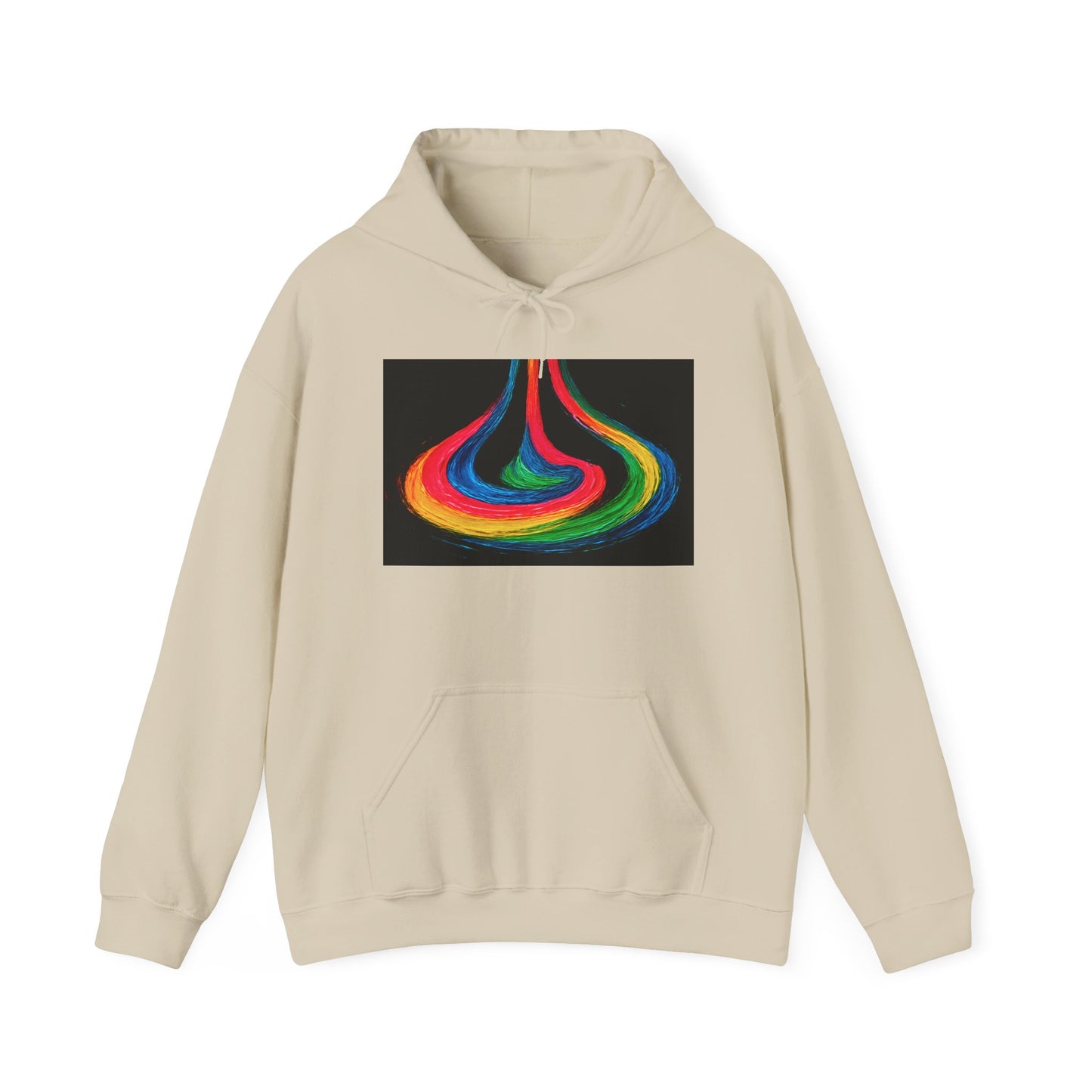Colorful Swirl Unisex Heavy Blend™ Hooded Sweatshirt - Cyclone Design