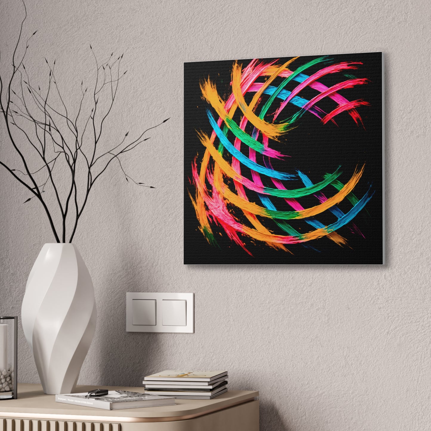 Unique  Canvas Artwork for Any Room - Weave Design
