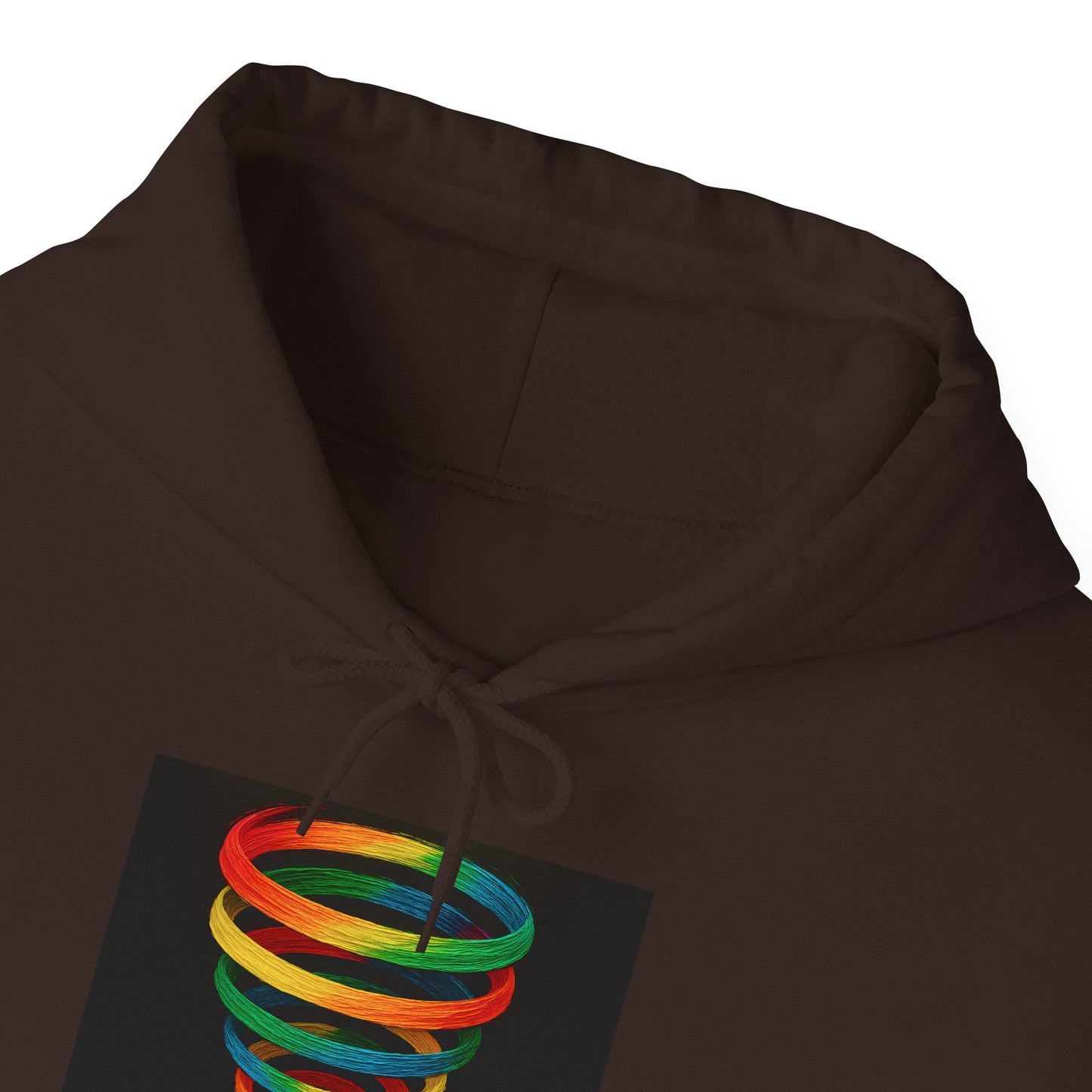 Colorful Swirl Unisex Hoodie - Cyclone Design