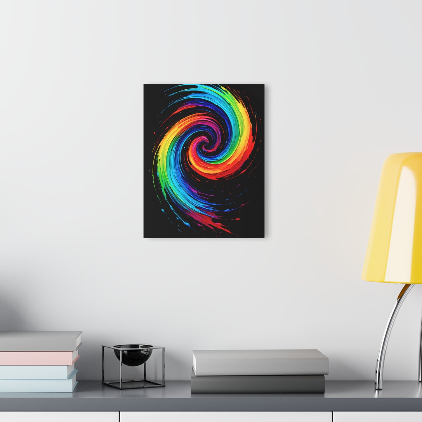 Vibrant Acrylic Wall Art Print - Cyclone Design