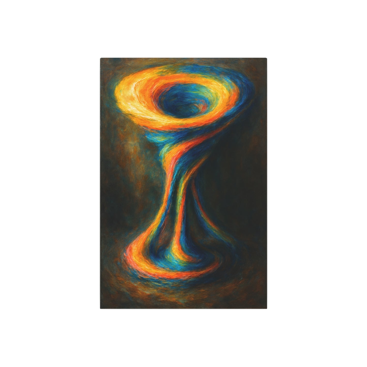 Colorful Wall Decor Metal Art - Cyclone Design