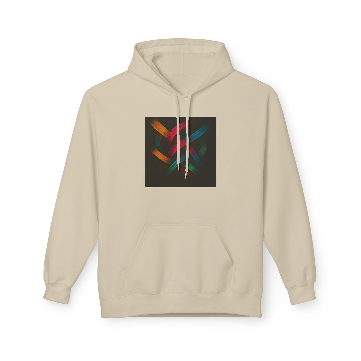 Stylish Unisex Fleece Hoodie - Weave Design