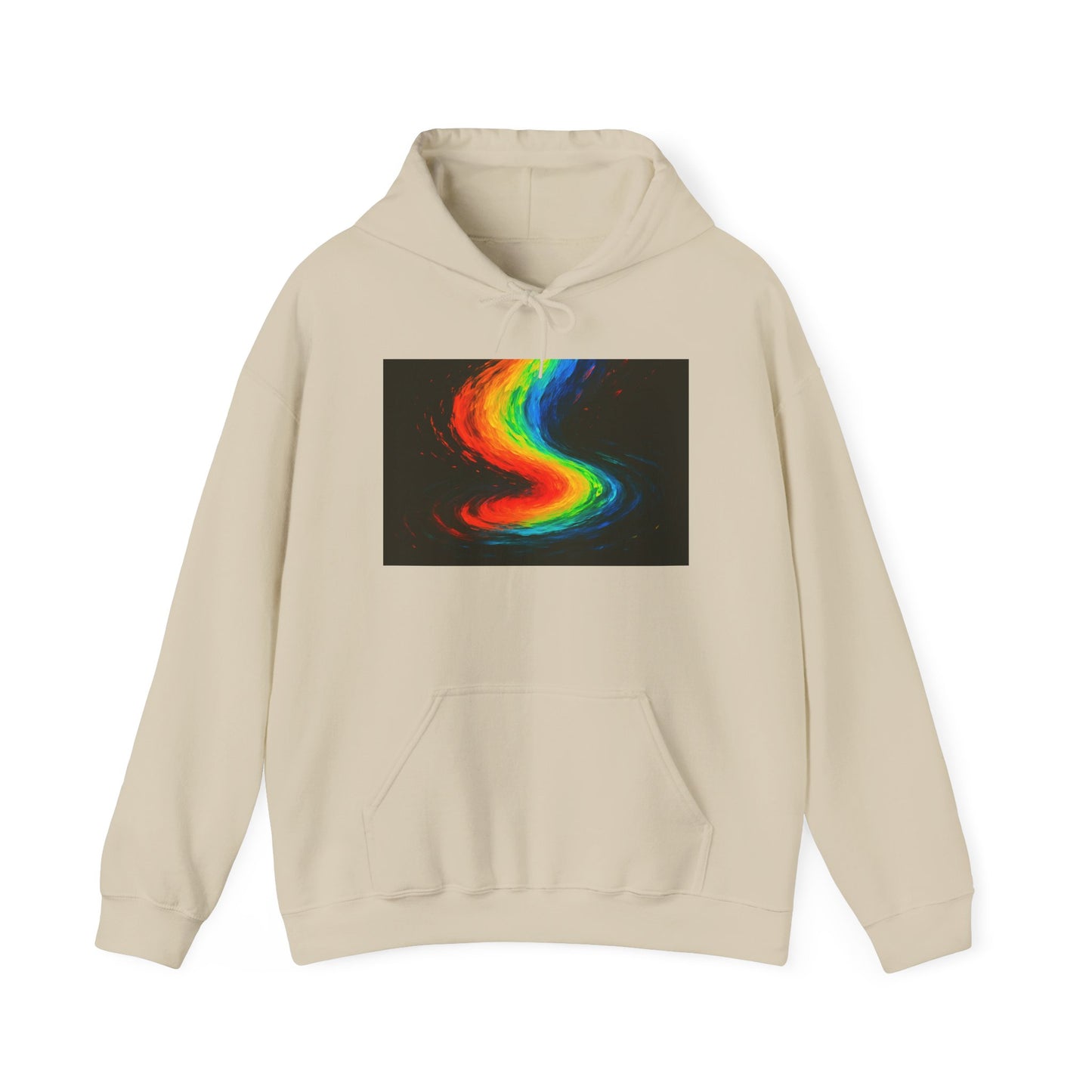 Rainbow Swirl Unisex Heavy Blend Hoodie - Melt Design