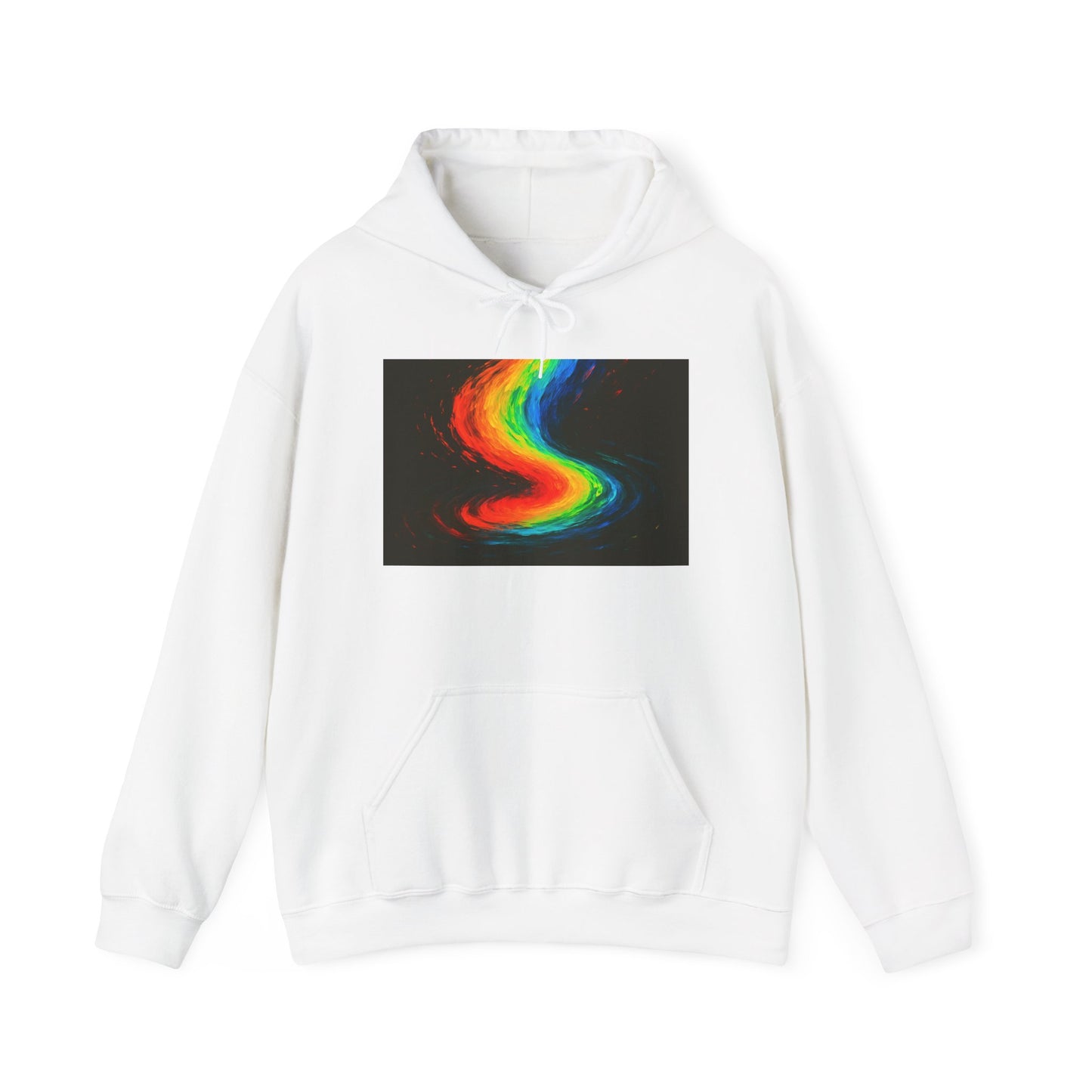 Rainbow Swirl Unisex Heavy Blend Hoodie - Melt Design