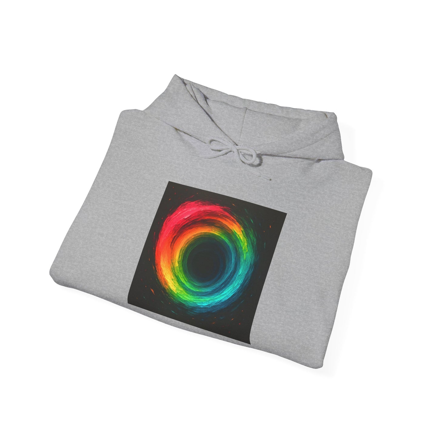 Colorful Circle Unisex Hoodie - Cyclone Design