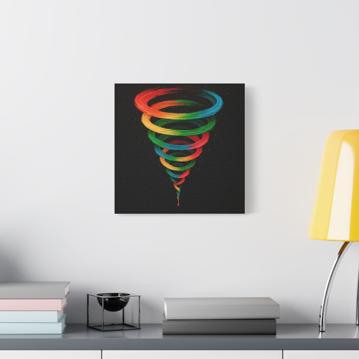 Vibrant Tornado Canvas Wall Art - Cyclone Design