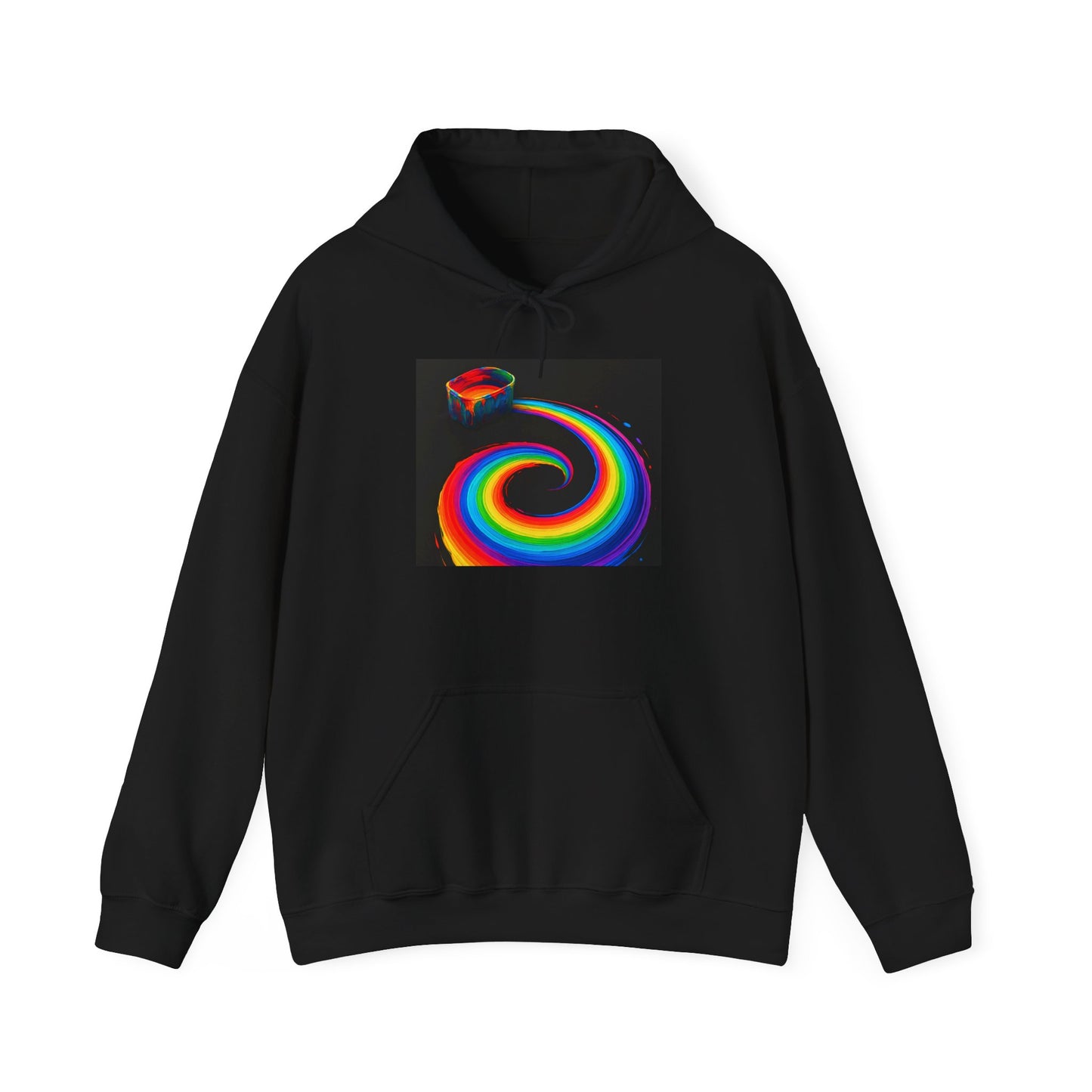 Colorful Spiral Hoodie - Melt Design