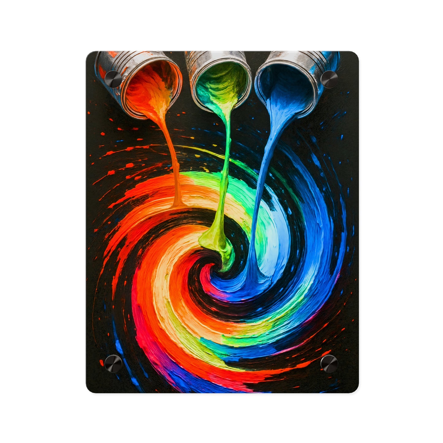 Vibrant Acrylic Wall Art - Melt Design