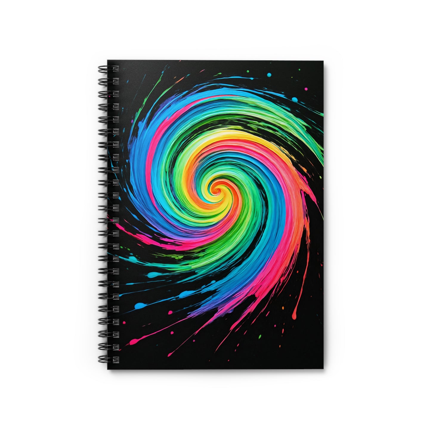 Colorful Spiral Notebook - Melt Design