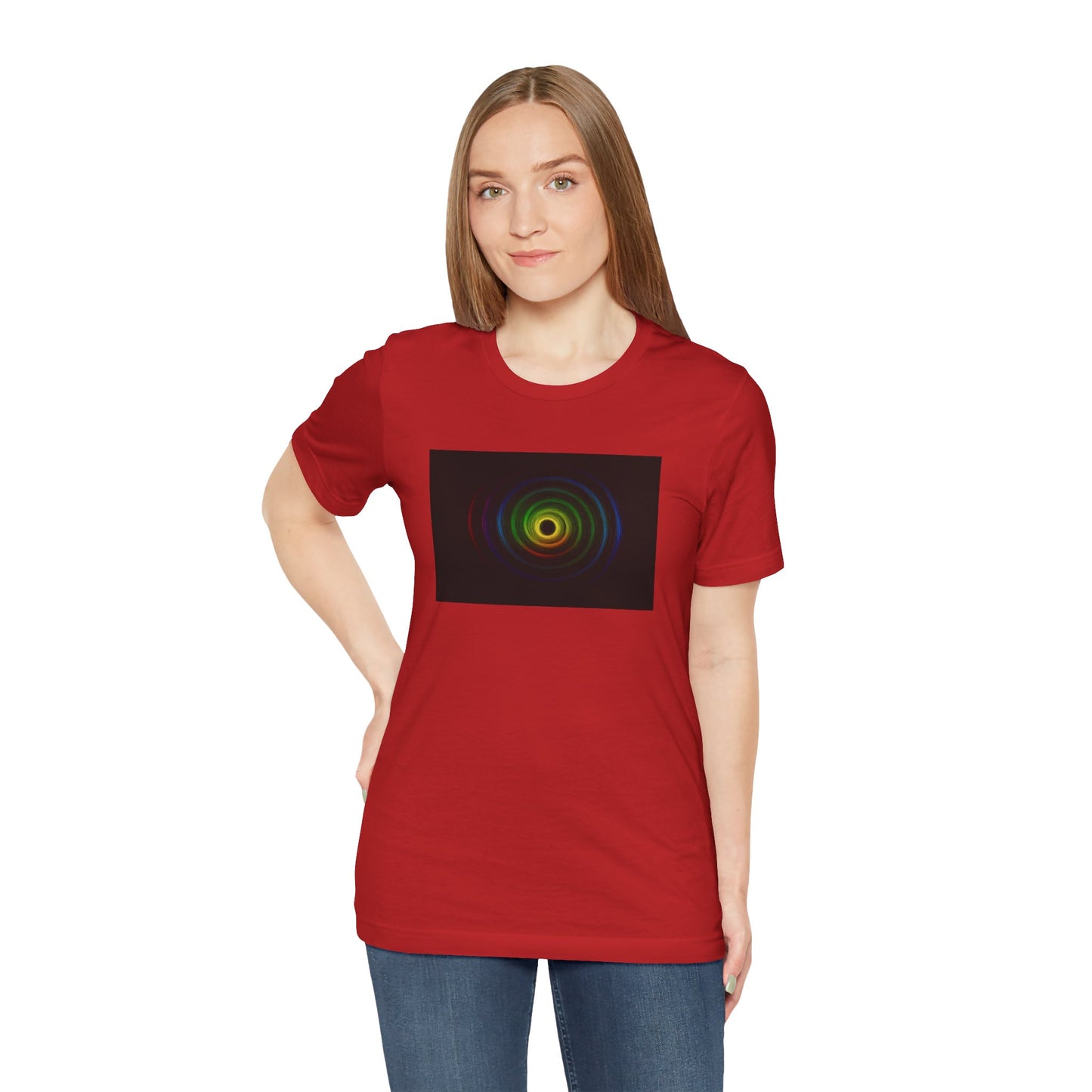 Colorful Wave Unisex Tee - Cyclone Design
