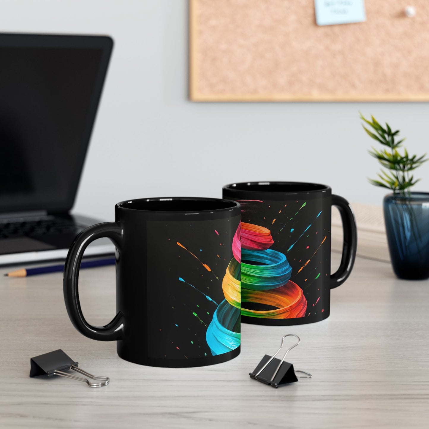 Rainbow Swirl Coffee Mug - Melt Design