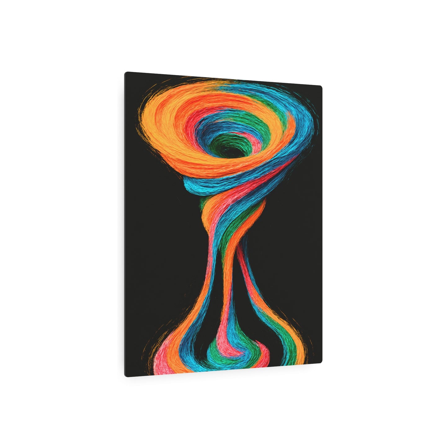 Colorful Abstract Metal Wall Decor - Cyclone Design