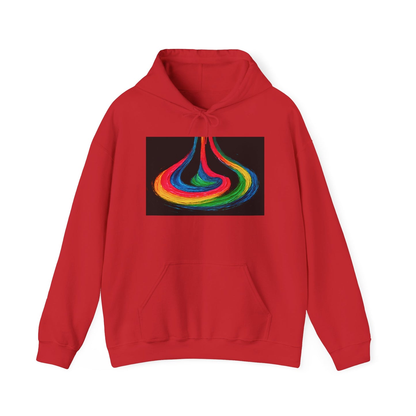 Colorful Swirl Unisex Heavy Blend™ Hooded Sweatshirt - Cyclone Design