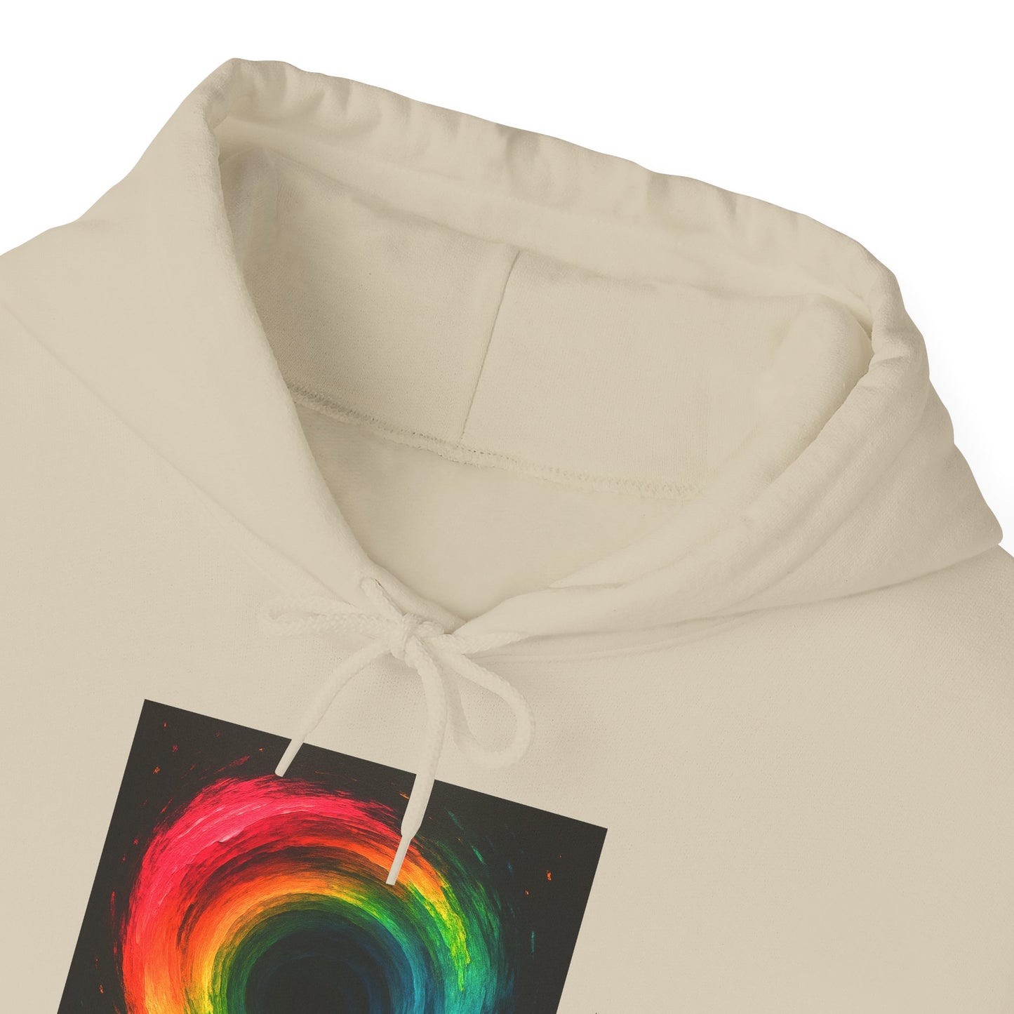 Colorful Circle Unisex Hoodie - Cyclone Design