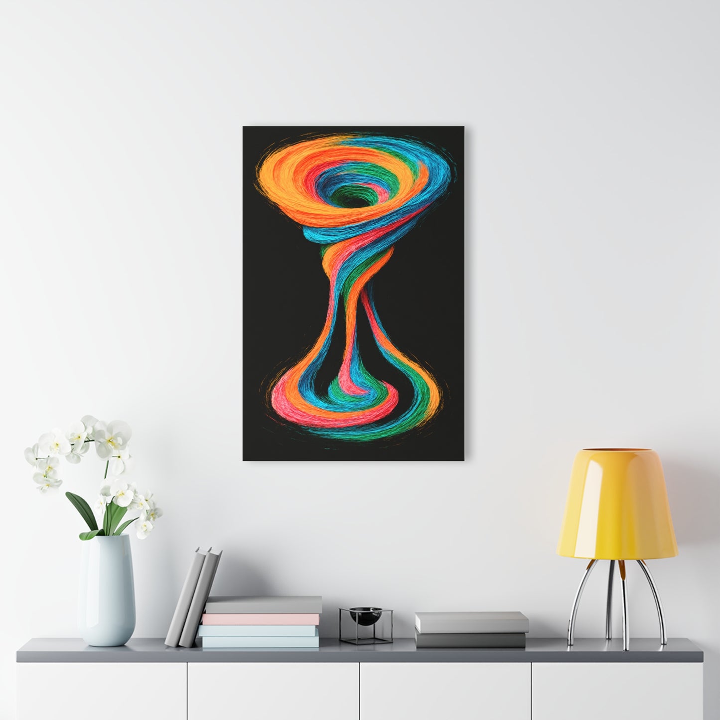 Modern Home Decor Acrylic Wall Art Print - Cyclone Design