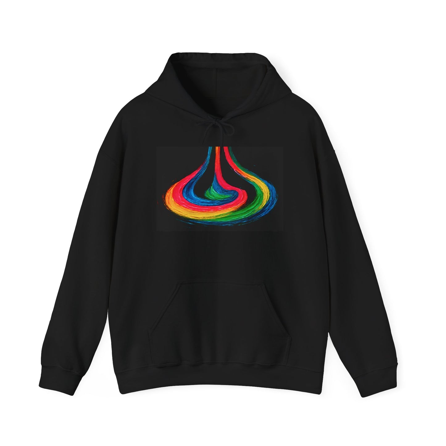 Colorful Swirl Unisex Heavy Blend™ Hooded Sweatshirt - Cyclone Design