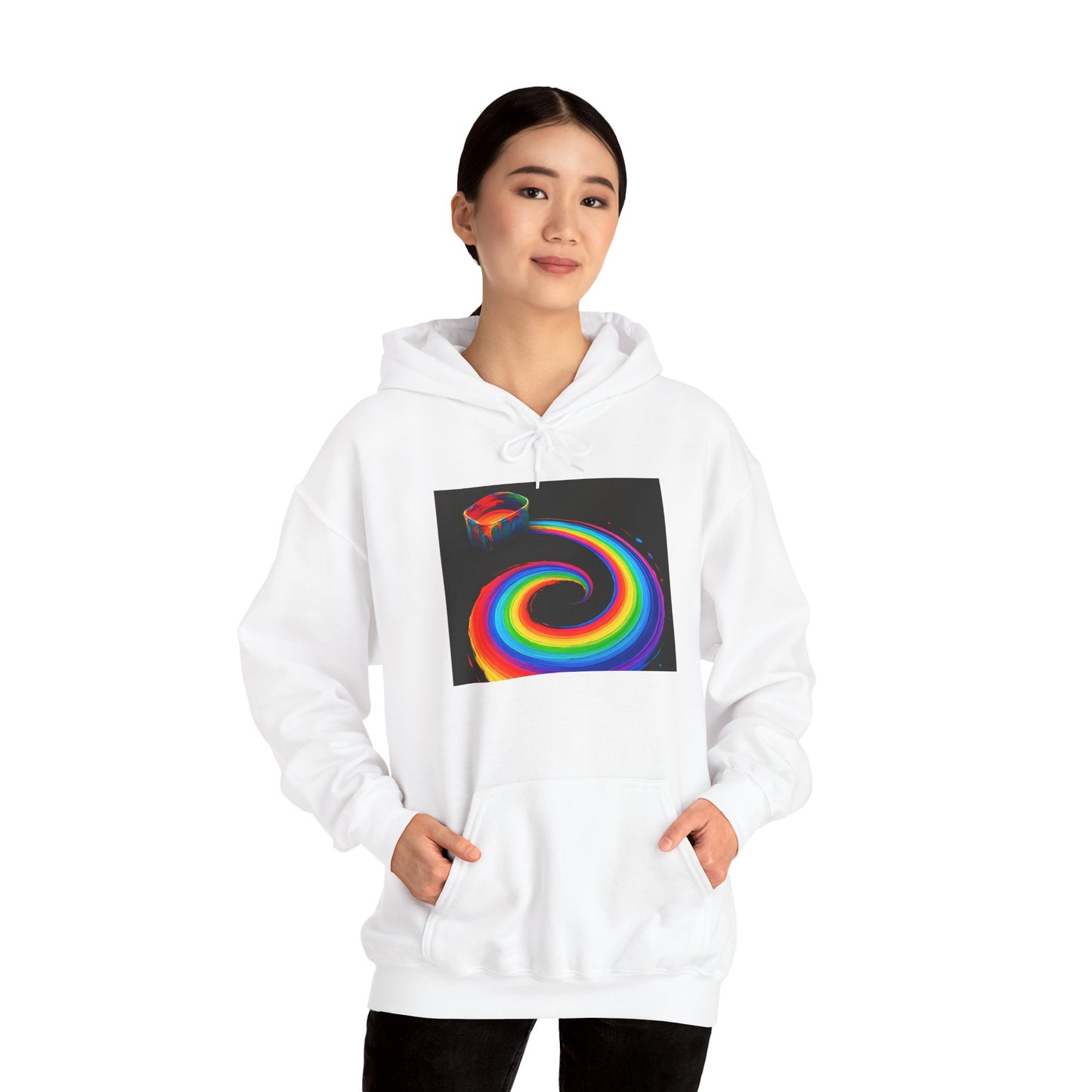 Colorful Spiral Hoodie - Melt Design